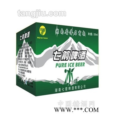 快乐七箭冰纯啤酒300ml箱