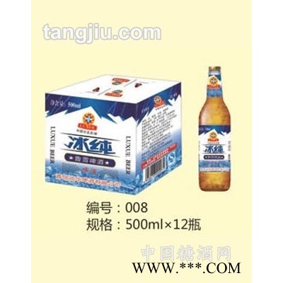 鲁雪啤酒冰纯500mlX12瓶