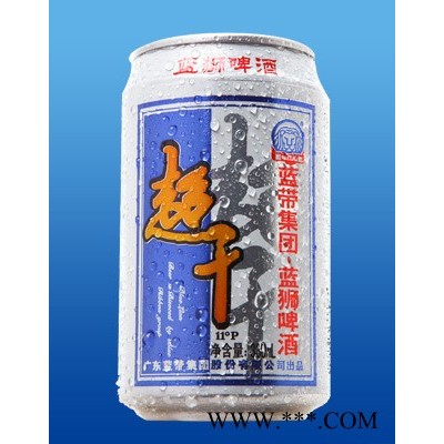 蓝狮超干啤酒.