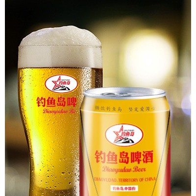 钓鱼岛罐装啤酒精纯8°P（330ml）