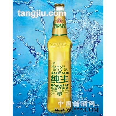 金星啤酒冰爽纯生9度510ml