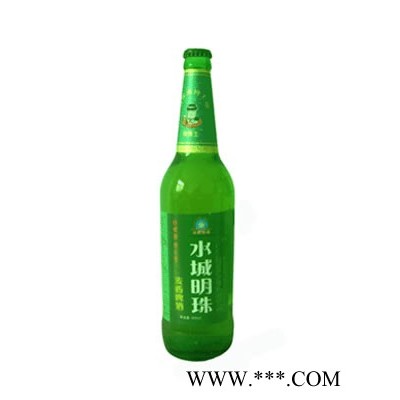 水城明珠麦香啤酒 绿色