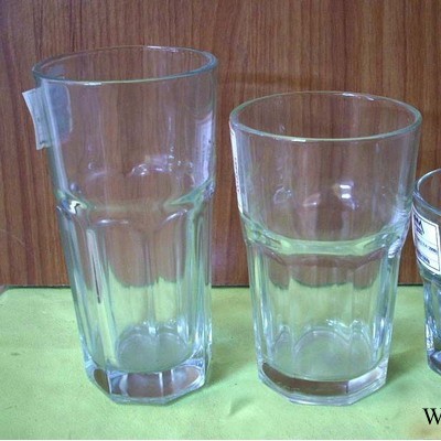 厂家直供高白料玻璃杯出口玻璃杯钢化玻璃杯