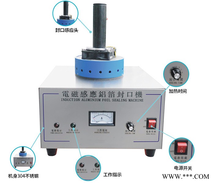 东莞依利达**坚固耐用自动封口机 瓶罐电磁感应封口机 铝箔封口机不锈钢外壳图8