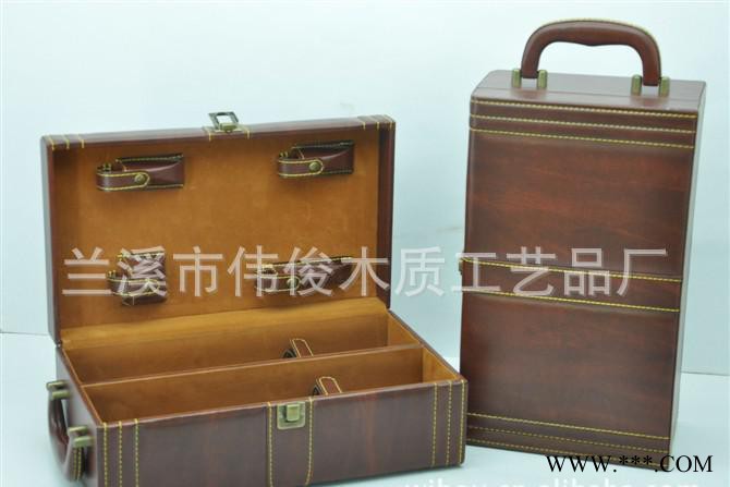 生产直销 鳄鱼纹礼品皮盒 红酒皮盒 定做皮盒