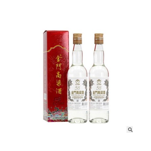 台湾金门高粱酒58度500ml*2白金龙固态发酵纯粮白酒礼盒厂家批发图3