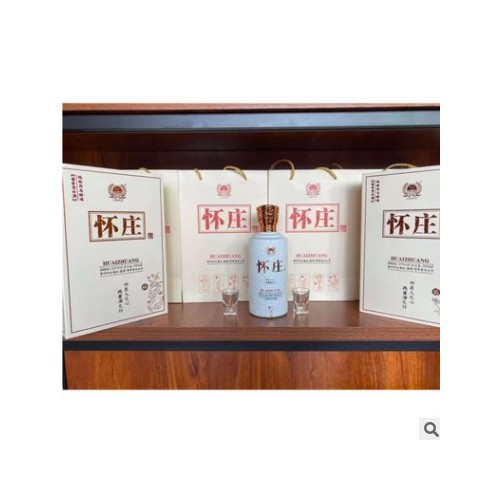 厂价直批 怀庄梅兰竹菊 53度 酱香型白酒 500ML*4 量大可议价图1