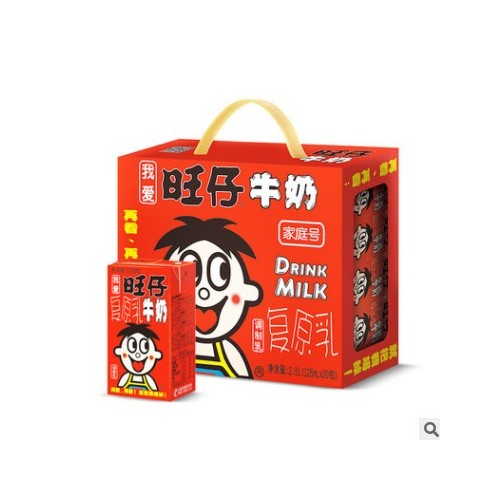 旺旺旺仔牛奶整箱礼盒125ml*20盒装儿童乳饮料鲜牛奶复原乳早餐图3