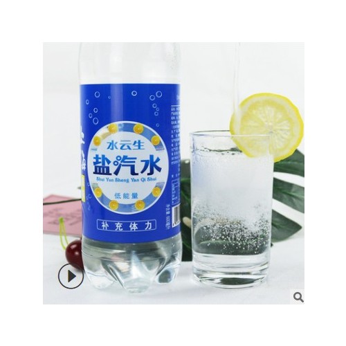 招代理厂家批发盐汽水碳酸饮料600ml*24瓶装夏天工厂福利量大从优图1