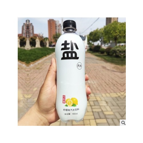 水云生柠檬味盐汽水480ml*24瓶防暑降温夏季饮料批发整箱图3