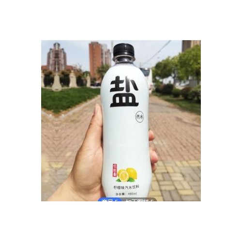 盐汽水整箱480ml*6瓶碳酸饮料柠檬味气泡水网饮用水夏季汽水批发图2