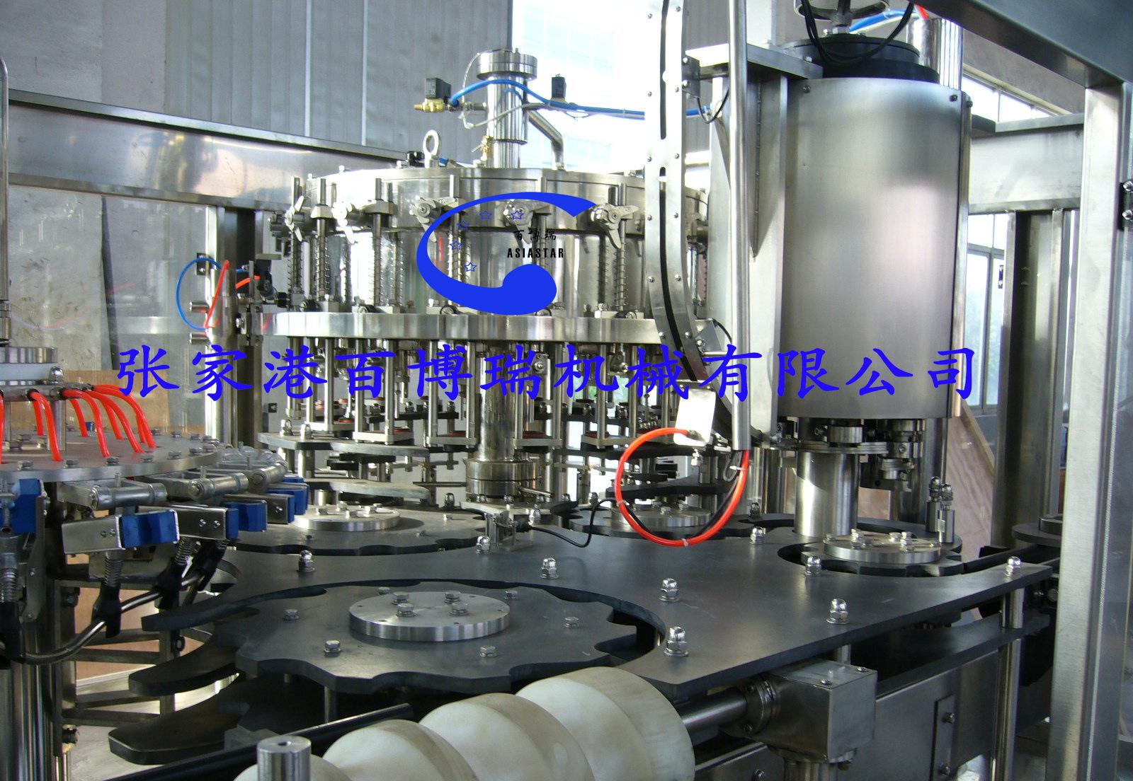 百博瑞自动化玻璃瓶啤酒灌装机(BBR-12) 高质量液体灌装机厂家