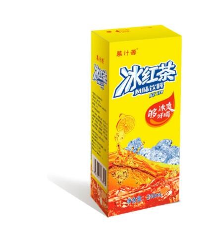 冰红茶风味饮料整箱批发 慕汁源厂家供应冰红茶风味饮料250ml*24图3