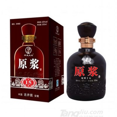 帝成大业原浆酒15年浓香型500ml