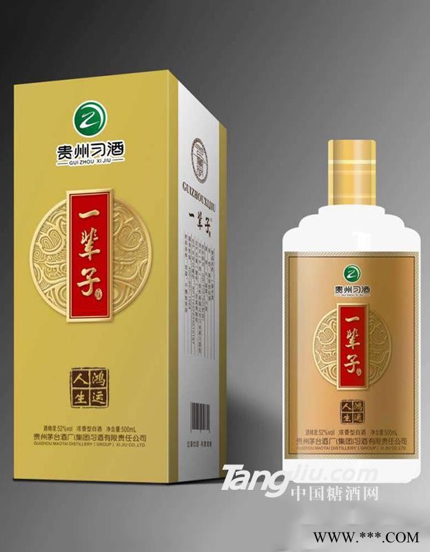 52°贵州习酒一辈子500ml