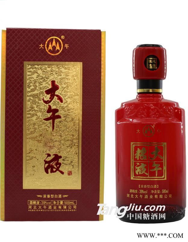 大午宜宾纯粮液39度500ml