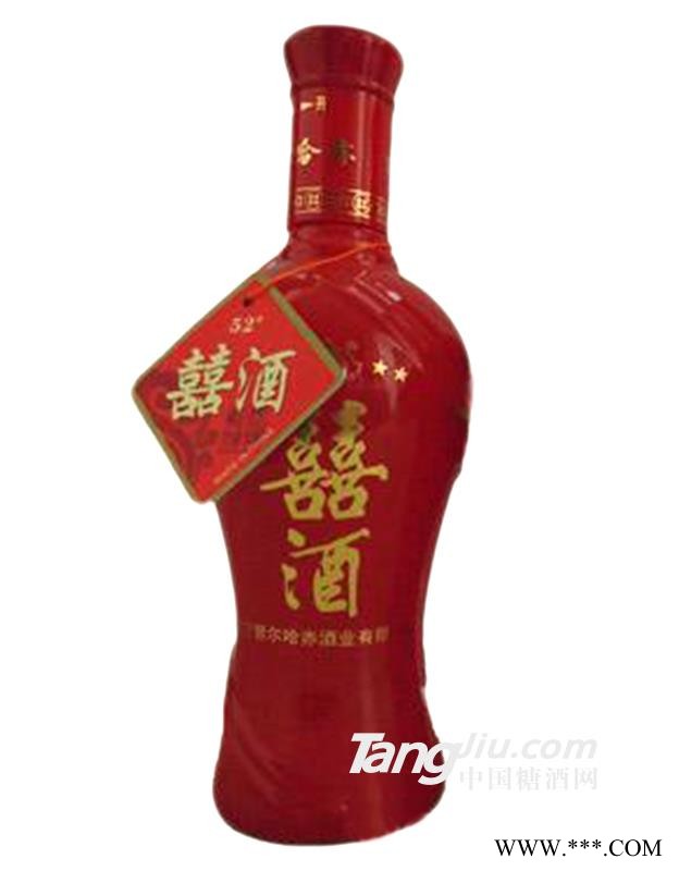 努尔哈赤裸瓶喜酒52度480ml