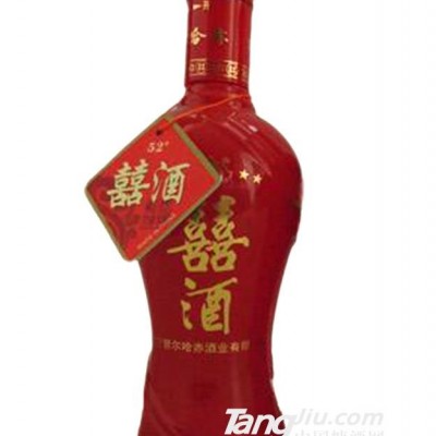 努尔哈赤裸瓶喜酒52度480ml