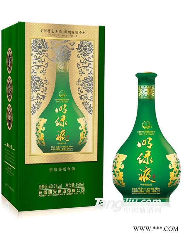 40.2度明绿液（绿瓶）450ml