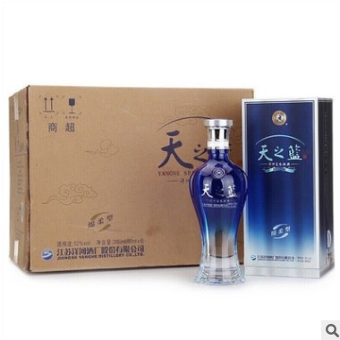 洋河蓝色经典天之蓝46度480ml*6瓶装 高度浓香型白酒 整箱装图3