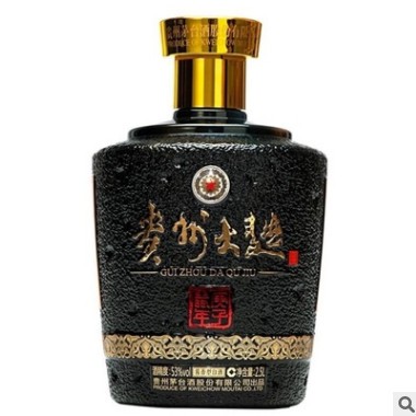 贵州茅台贵州大曲（庚子鼠年）生肖酒53度酱香型2.5L*1坛礼盒装图1